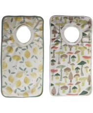 2 bavoirs bébé 100% coton –...