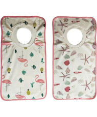 2 bavoirs bébé coton –...