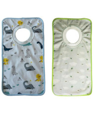 2 bavoirs bébé coton –...