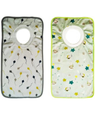 2 bavoirs bébé coton –...