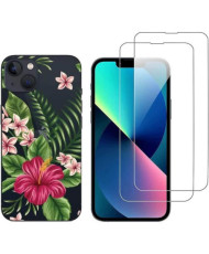 Coque iPhone 13 – Fleur...