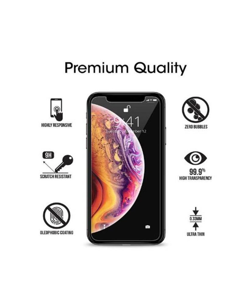 2 Films de protection écran verre trempé pour iPhone 14 Pro Max